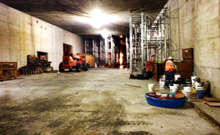 Commercial concrete job in Seattle