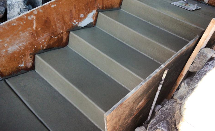 Concrete stairs in Kirkland